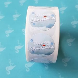 🎅🏼 100 pcs Merry Christmas Thank You Stickers